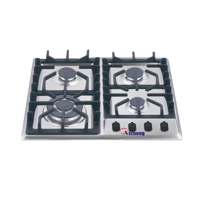 fabricante de electrodomésticos de cocina estufa de gas de acero inoxidable de 4 quemadores